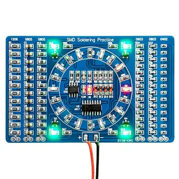 Löten Praxis SMD Leiterplatte LED Elektronik SMT Komponenten DIY PCB Kit Projekt Werkzeuge Grundlegende