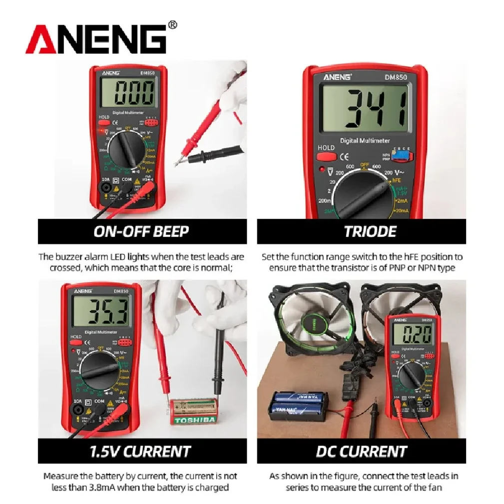 MultANENG DM850 Digitales Multimeter Automatisch Professionell 1999 – Bild 5