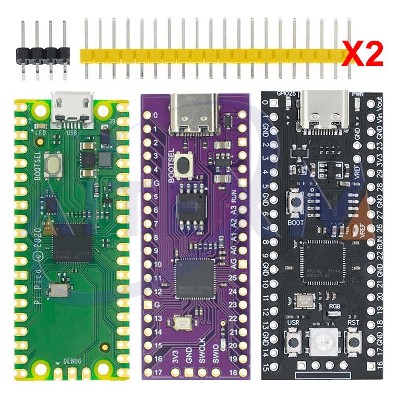Raspberry Pi Pico Board RP2040 TYPE-C / MICRO Dual-Core 264 KB ARM Low-Power-Mikrocomputer