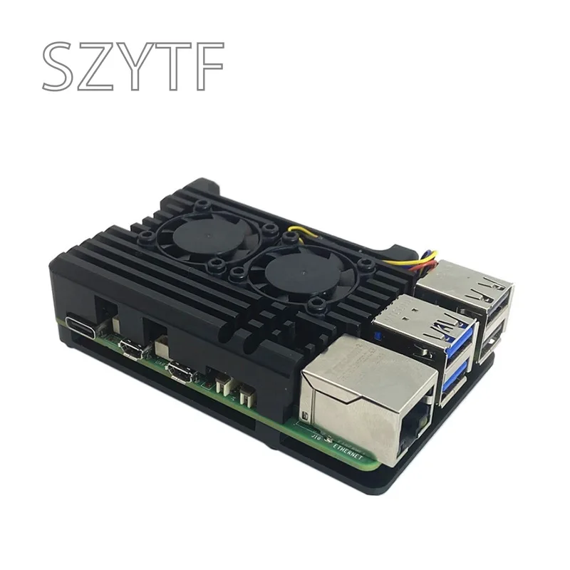Raspberry Pi 5, Aluminiumgehäuse, Metallgehäuse mit Lüfter – Bild 5
