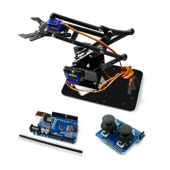 4 DOF Demontage Acryl mechanische Arm Roboter Manipulator Klaue für Arduino Maker Lernen DIY Kit Roboter