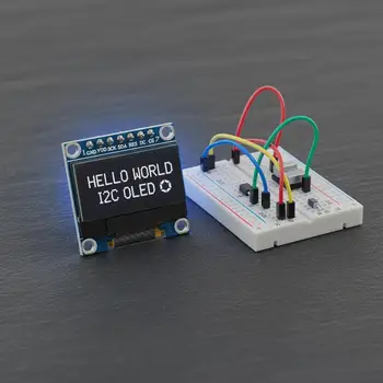 2026 NEU 0,96 Zoll SSD1306 OLED-Displaymodul 128x64 I2C IIC Weißer Bildschirm Selbstleuchtend 3,3V 5V Grafik