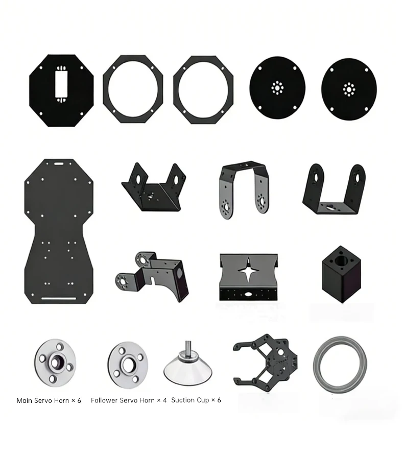 6-DOF Roboterarm mit Greifzange, PS2-Steuerung, Metalllegierung, 20kg – Bild 5