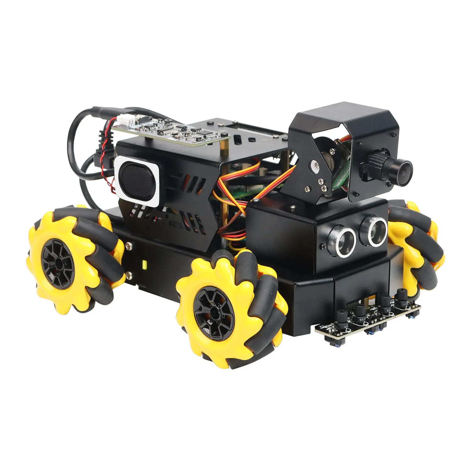 Raspberry Pi 5 4WD Mecanum Roboterauto AI Großes Modell mit Kamera DIY – Bild 6