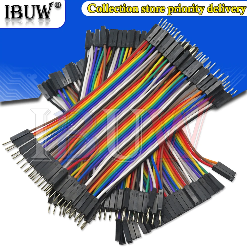 Dupont linie 40 ~ 120PCS 40PIN 10CM Stecker auf Stecker + Männlich zu Weiblich und Weiblich, um Weibliche