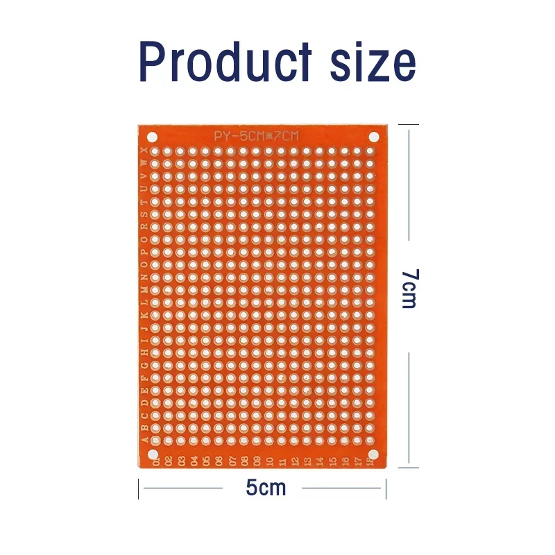 Universal PCB Prototyp Perforierte Grid Board Kit 5x7cm (10 Stück) – Bild 5