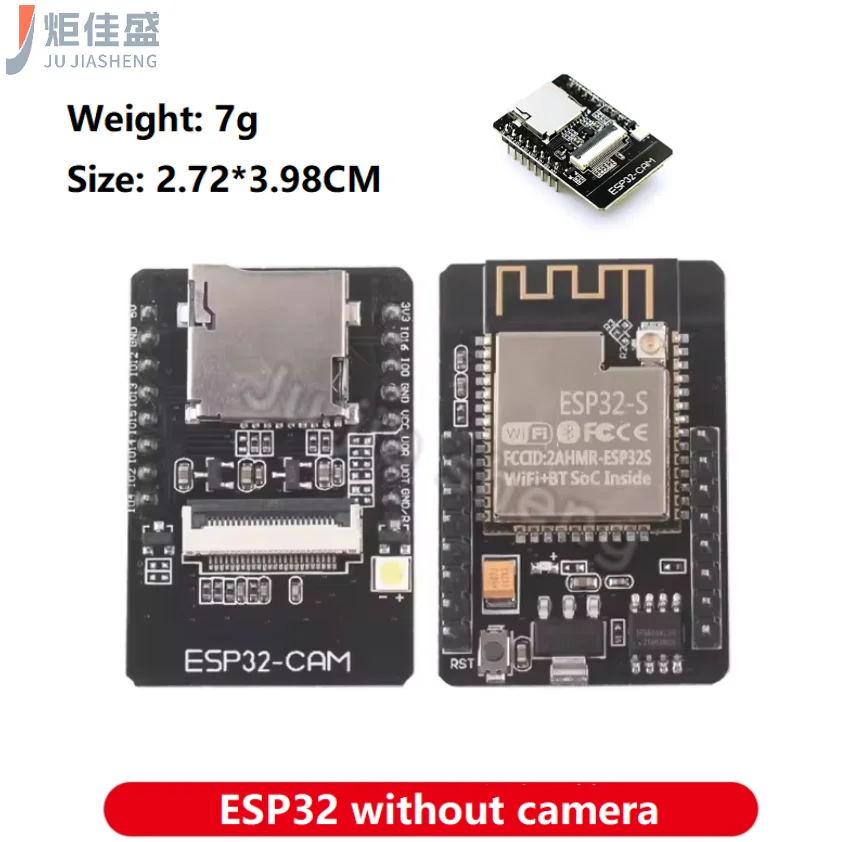 ESP32-CAM WiFi + Bluetooth Kameramodul Entwicklungsboard ESP32 – Bild 5