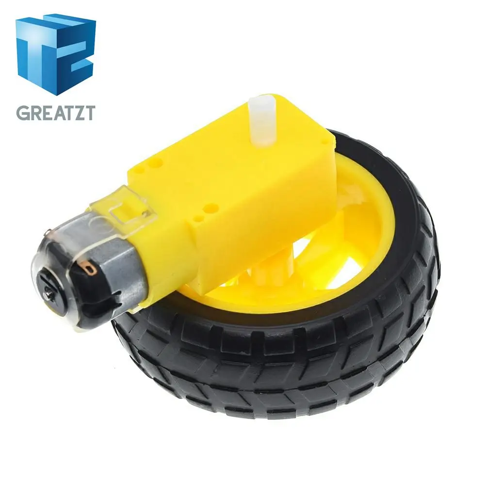 GREATZT DC-Motor mit Verzögerung und Stützrädern, A/Smart-Car-Chassis – Bild 3