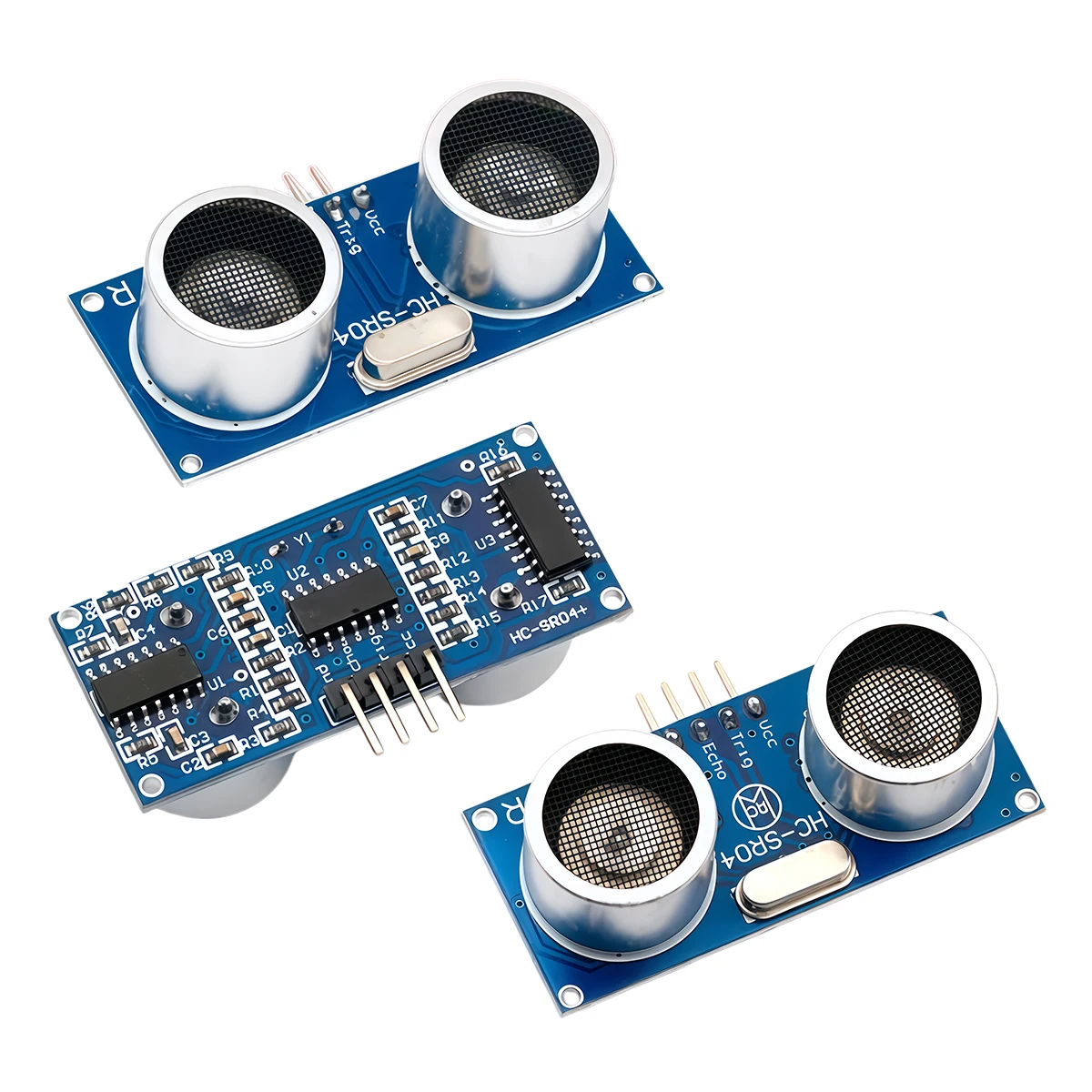 Ultraschallsensor HC-SR04 HCSR04P HC SR04+ zur Messung der Ultraschallwellenlänge, Entfernungsmessmodul HCSR04