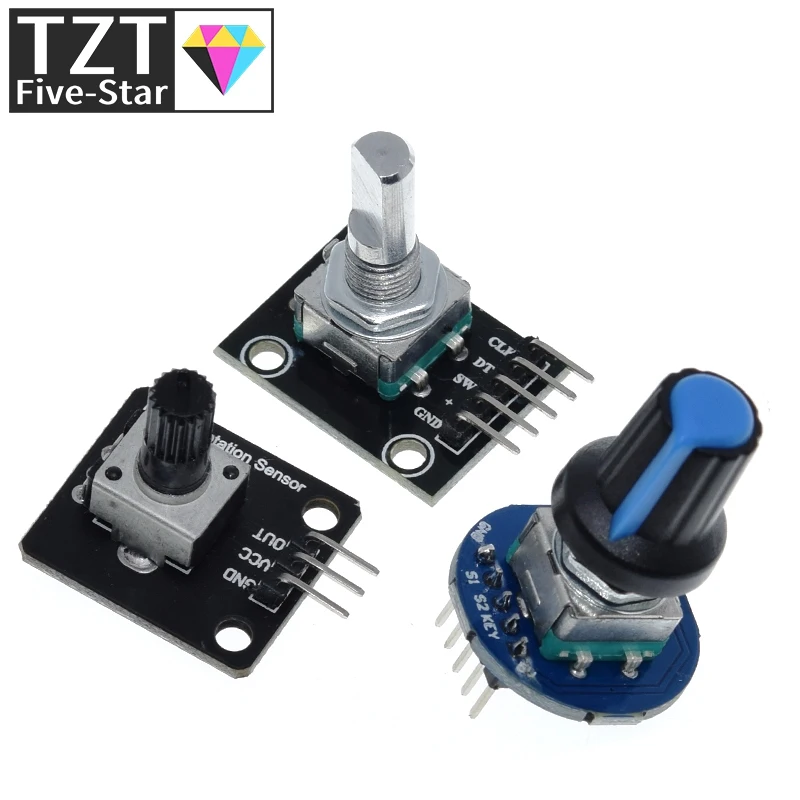 360-Grad-Drehgebermodul, Drehpotentiometer, analoges Drehknopfmodul – Bild 2