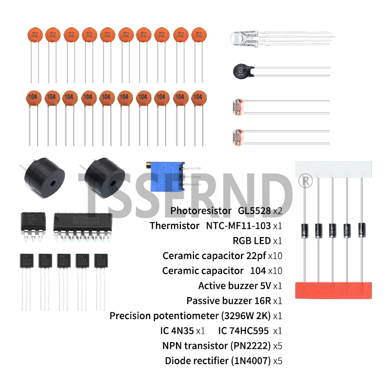 Elektronische Komponenten Basic Starter Kit für Arduino UNO MEGA2560 – Bild 4