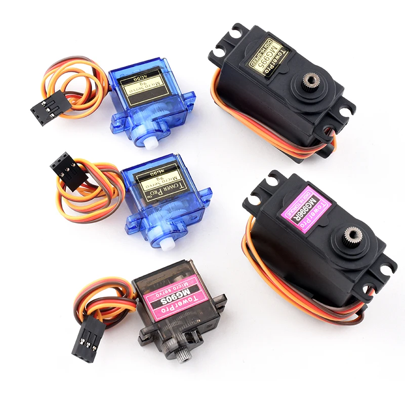 Snvi SG90 MG90S MG945 MG995 MG996 Servomotor, geeignet für Arduino UNO – Bild 5