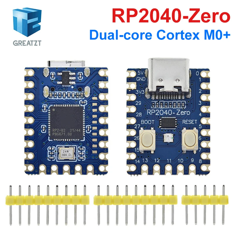 RP2040-Zero RP2040 Für Raspberry Pi Mikrocontroller PICO Development Board Modul Dual-core Cortex M0
