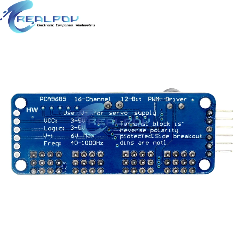 PCA9685PW 16-Kanal 12-Bit PWM Servo-Treiber mit I2C-Schnittstelle – Bild 6