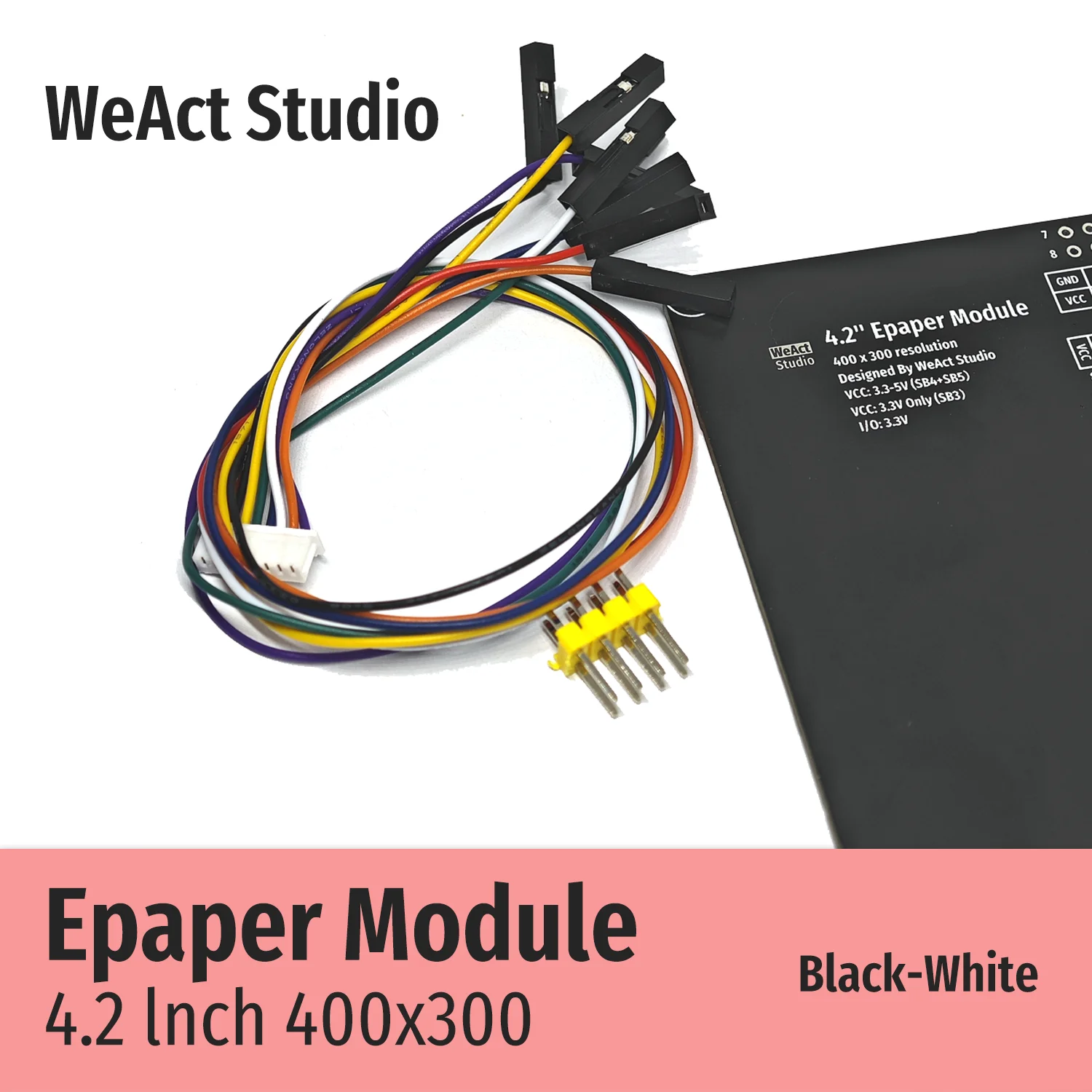 WeAct 4,2'' 4,2 Zoll Epaper Modul E-Paper E-Ink EInk Display – Bild 3