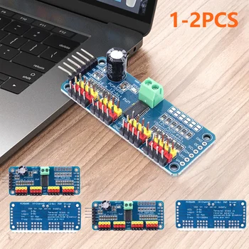 PCA9685 Roboter-Controller, IIC-Schnittstelle, 16 Kanäle, 12 Bit, PWM, Servomotor, Treiberplatine, Controller