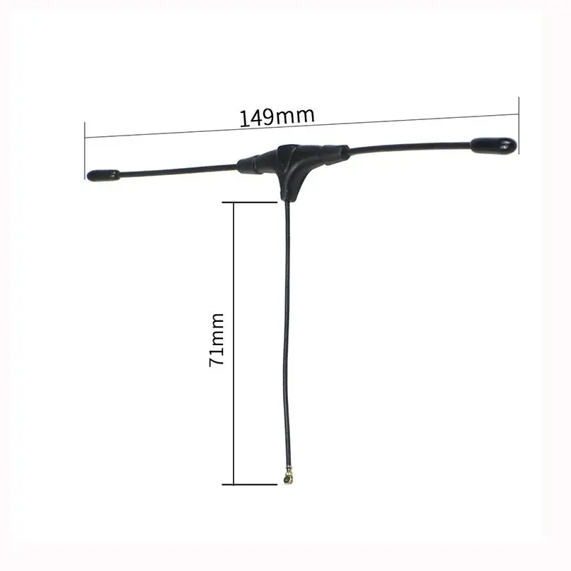 80mm 915MHZ 2,4G IPEX-4 IPEX-1 T-typ Antenne für TBS CROSSFIRE – Bild 3