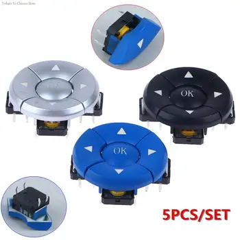 5 teile/satz a14 Kappe 5-Wege-Richtungs-Kombinationsschalter B3F-4055 mit Pfeil ok Knopf smd Mikro taktiler