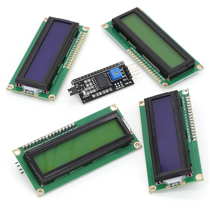 LCD1602 1602 LCD Modul Blau/Gelb Grün Bildschirm 16x2 Zeichen LCD – Bild 6