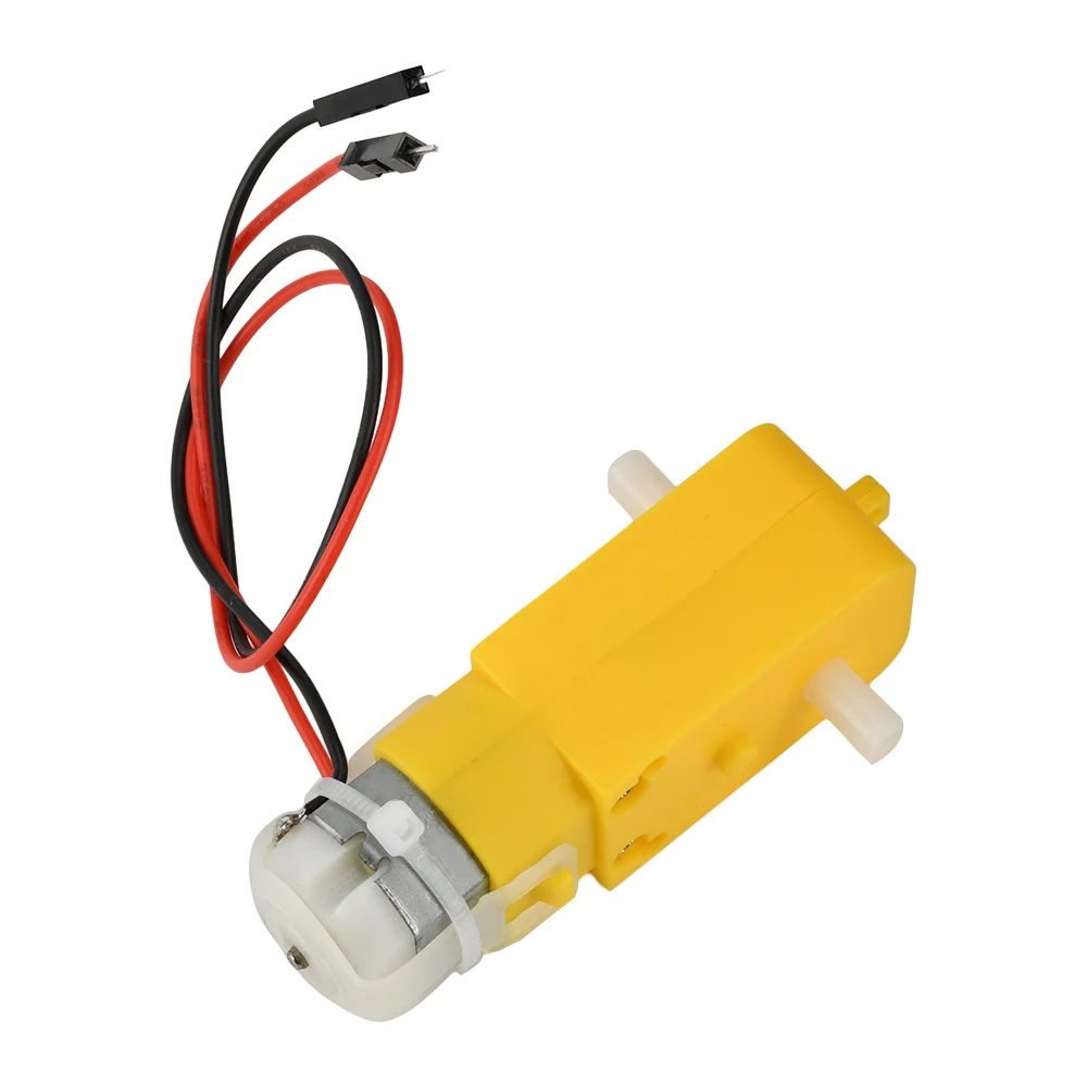 DC 3-6V TT zweiachsiger Getriebemotor 1:48 Untersetzungsmotor passend – Bild 4
