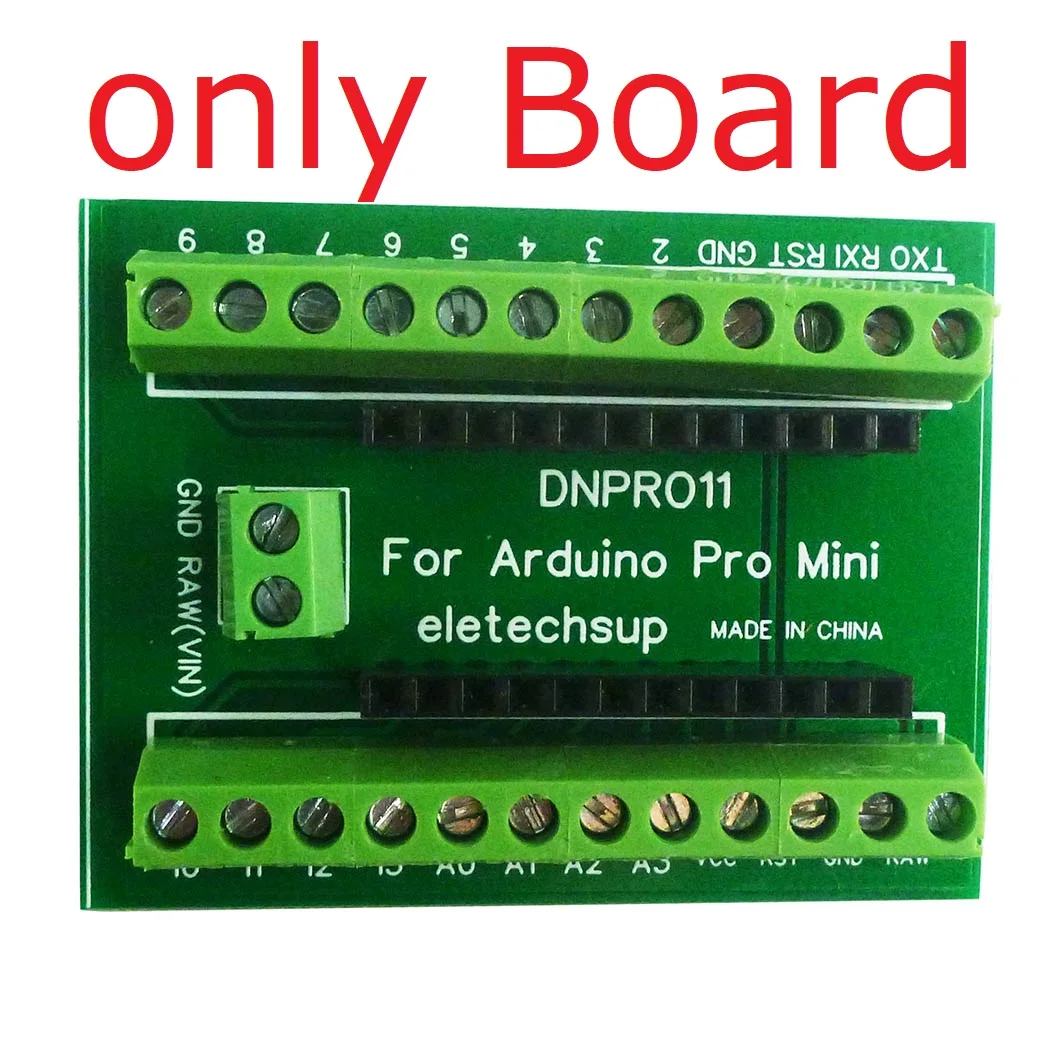 DIN-Schienen-Montage-Klemmenblock-Adaptermodul für Arduino Pro Mini – Bild 3