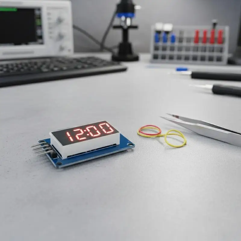 TM1637 4-Bit-Digital-LED-Anzeigemodul für 7-Segment-0,36-Zoll-Uhr – Bild 3