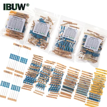 1/4W 1/2W 1W 2W 3W Widerstandsset 1% Metallschichtwiderstands-Sortimentskit 1K~820K 0,1R~750R 10K
