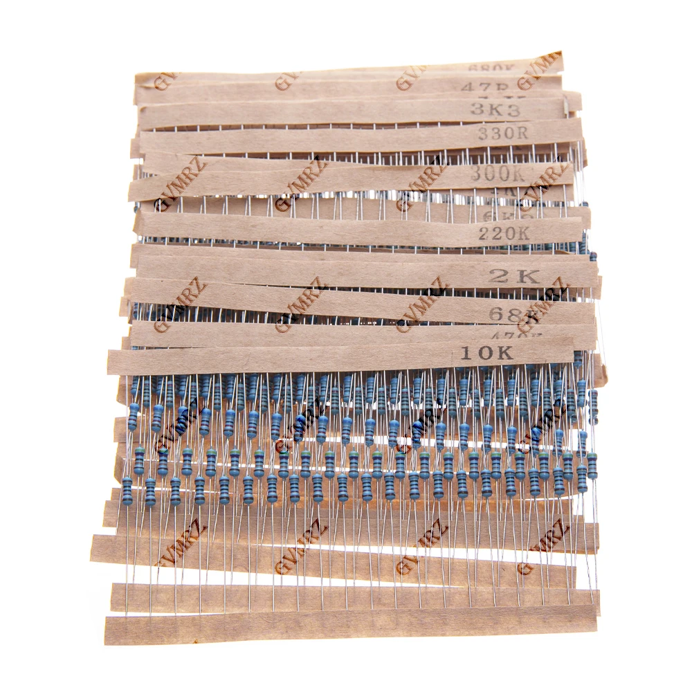 30 Werte 1/4W Metallfilm-Widerstand-Sortiment-Set - je 20 (600 Stück) – Bild 6