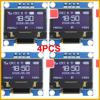 2026 1/4 Stück 0,96 Zoll OLED I2C IIC Displaymodul SSD1315 12864 128x64 SSD1306 Selbstleuchtendes