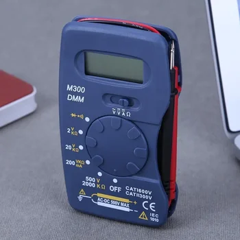 Digitalmultimeter M300 Ultradünnes integriertes Mini-Taschenmultimeter
