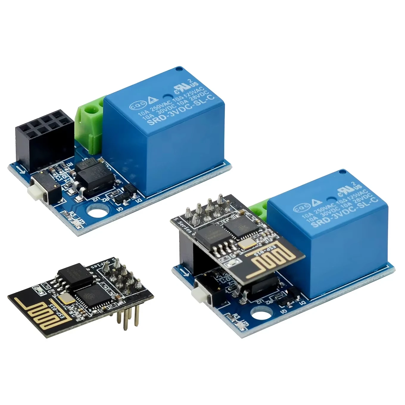 ESP8266 ESP-01S 5V WLAN-Relaismodul für Smart Home Fernsteuerung, Kompatibel mit Arduino und Smartphone-App