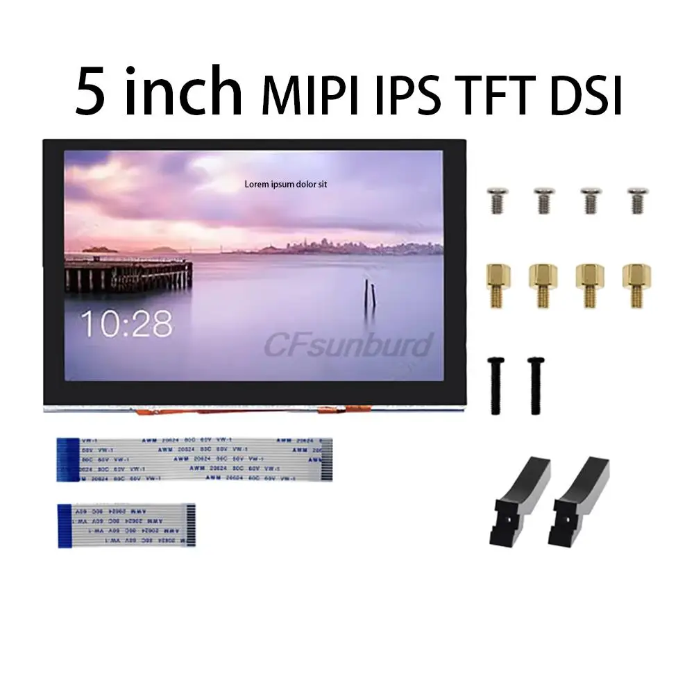5.0 "5,0 inch 800*480 MIPI IPS TFT DSI Multi-Touch Kapazitive Touch Panel LCD Modul Display monitor Bildschirm