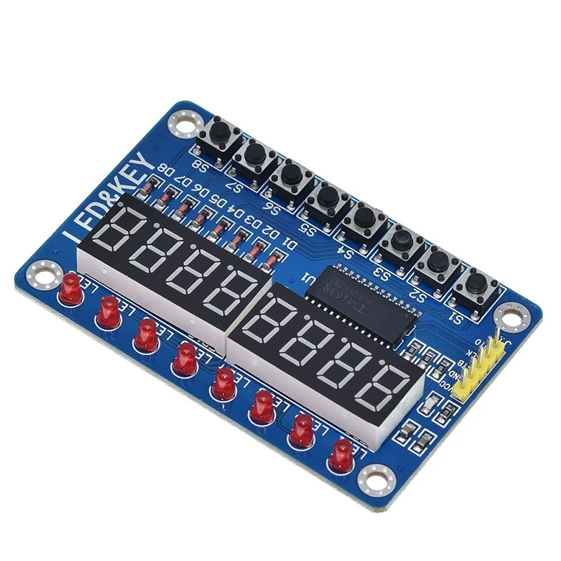 Tzt tm1637 4 Bit/tm1638/74 hc595 8-Bit-Digital-LED-Anzeigemodul 7 – Bild 6