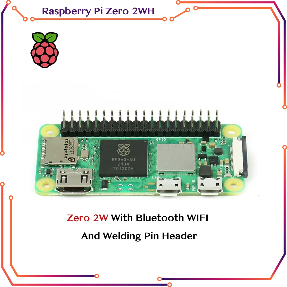 Raspberry Pi Zero 2W / W / WH /2WH WIFI Bluetooth-Board mit 1GHz CPU – Bild 4