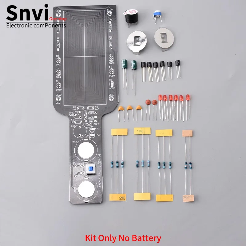 DIY-Metalldetektor-Elektronik-Kit - Leiterplatte für Handmetalldetektoren, Übungsset für Löten
