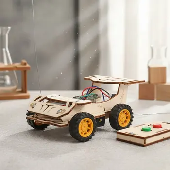 DIY Ferngesteuertes Auto-Bausatz Praktisches Lernset für Ferngesteuerte Fahrzeuge Fördert