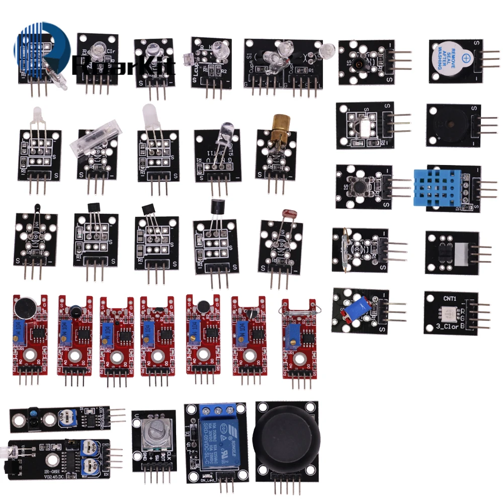 45 in 1 Sensor module für Arduino Starter Kit besser als 37 in 1 – Bild 4