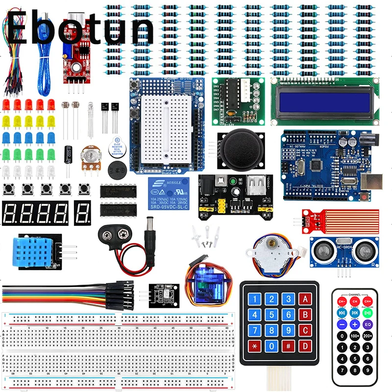 Projekt Super Starter Kit für R3 Mega2560 Mega328 Nano Kompatibel mit Arduino IDE