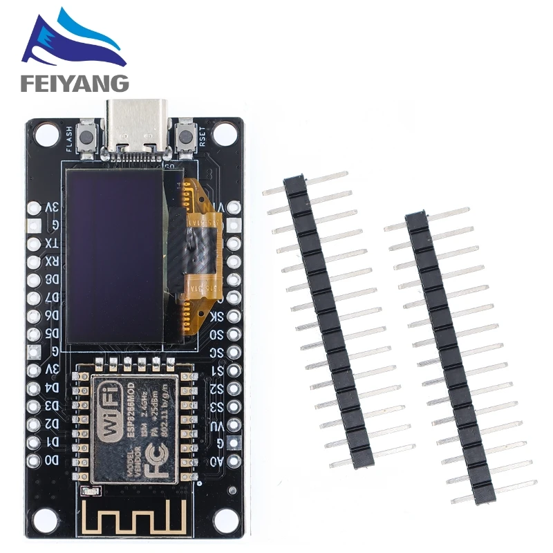 NodeMCU ESP8266 Entwicklungsboard mit 0,96 Zoll OLED-Display – Bild 4