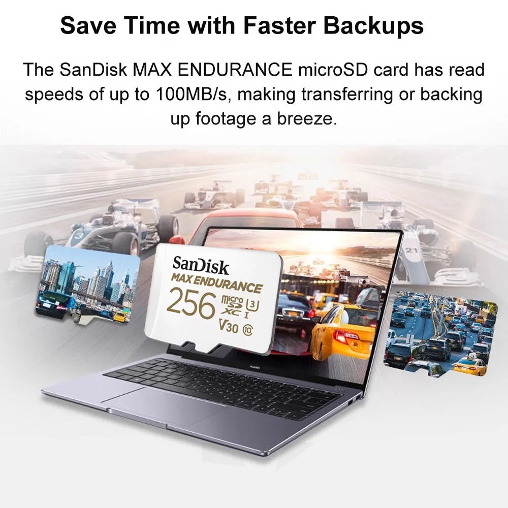 SanDisk MAX ENDURANCE MicroSD-Karte 32GB 64GB 128GB 256GB U3 4K Full – Bild 6
