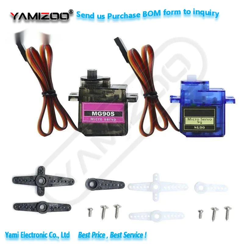 SG90 SG02R MG90S MG995 Servo mit Kunststoffgetriebe – Bild 2