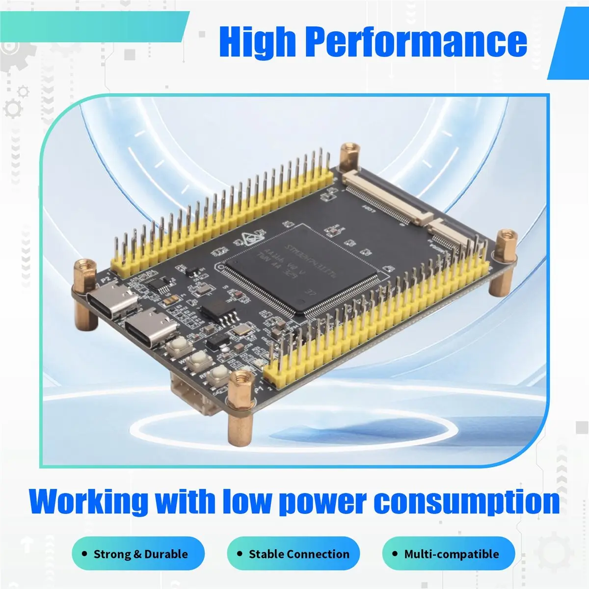 (DT80) STM32H7 Entwicklungsboard Kleines Systemboard STM32H743IIT6 – Bild 6