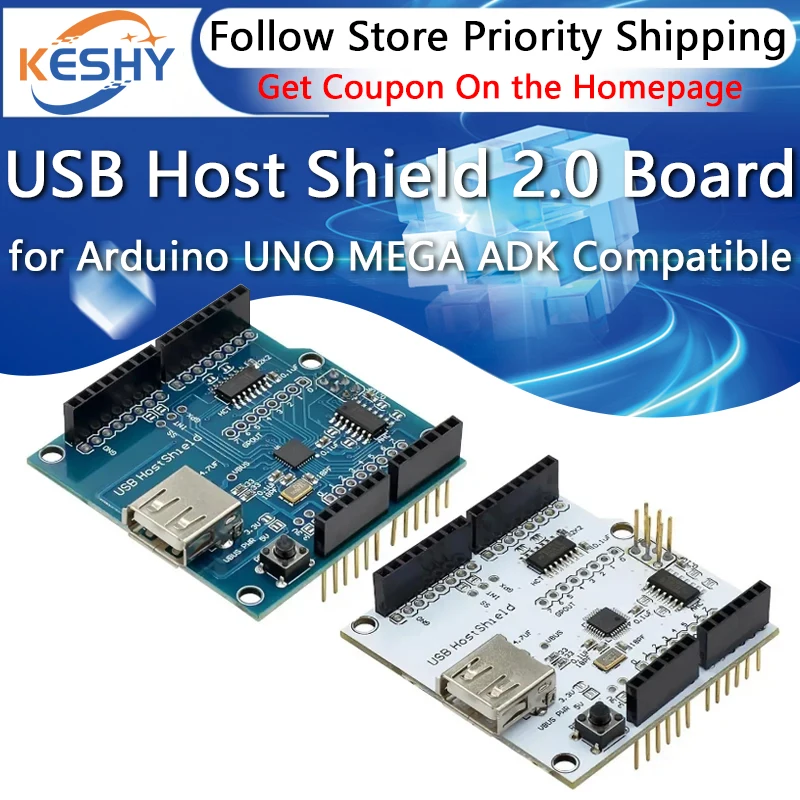 USB Host Shield 2.0 für Arduino UNO MEGA ADK kompatibel für Android ADK DIY elektronische Modulplatine