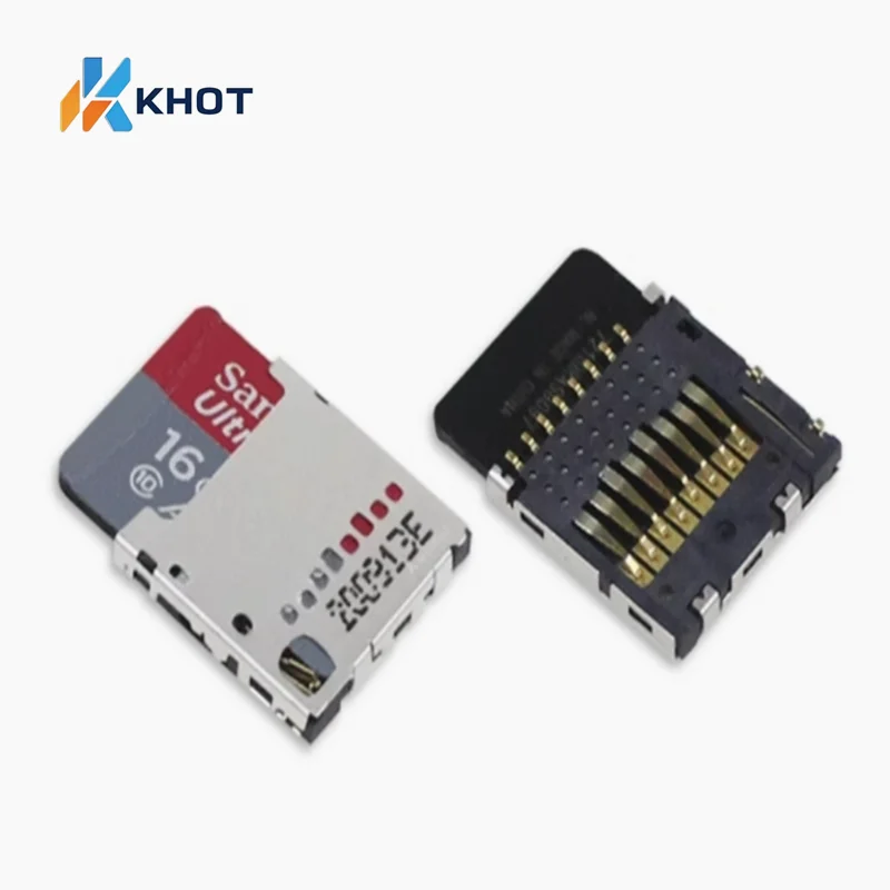 Raspberry Pi MicroSD-Kartenanschluss, Kartensteckplatz, TF-Kartenhalter, Speicherhalter, Push-Pull