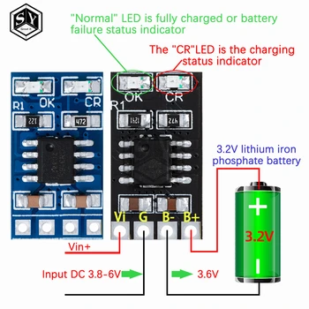 Mppt Solar laderegler 1a 3,2 v 3,7 v Lipo Li-Ionen Lithium Batterie ladegerät Modul SD05crma Solar panel