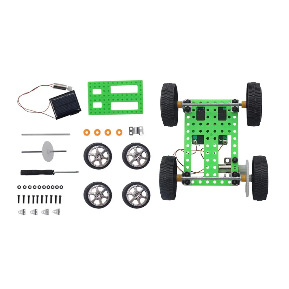 Mini Solar Powered Spielzeug DIY Auto Kit Kinder Pädagogisches Gadget – Bild 2