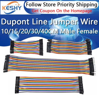 Dupont Line 10/20/30/40CM 40Pin Stecker auf Stecker + Stecker auf Buchse und Buchse auf Buchse Jumper Wire