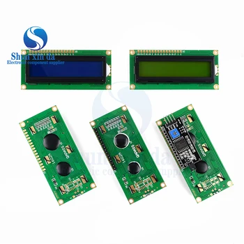 LCD1602 1602 LCD-Modul Blau/Gelb Grüner Bildschirm 16x2 Zeichen LCD-Display PCF8574T PCF8574 IIC