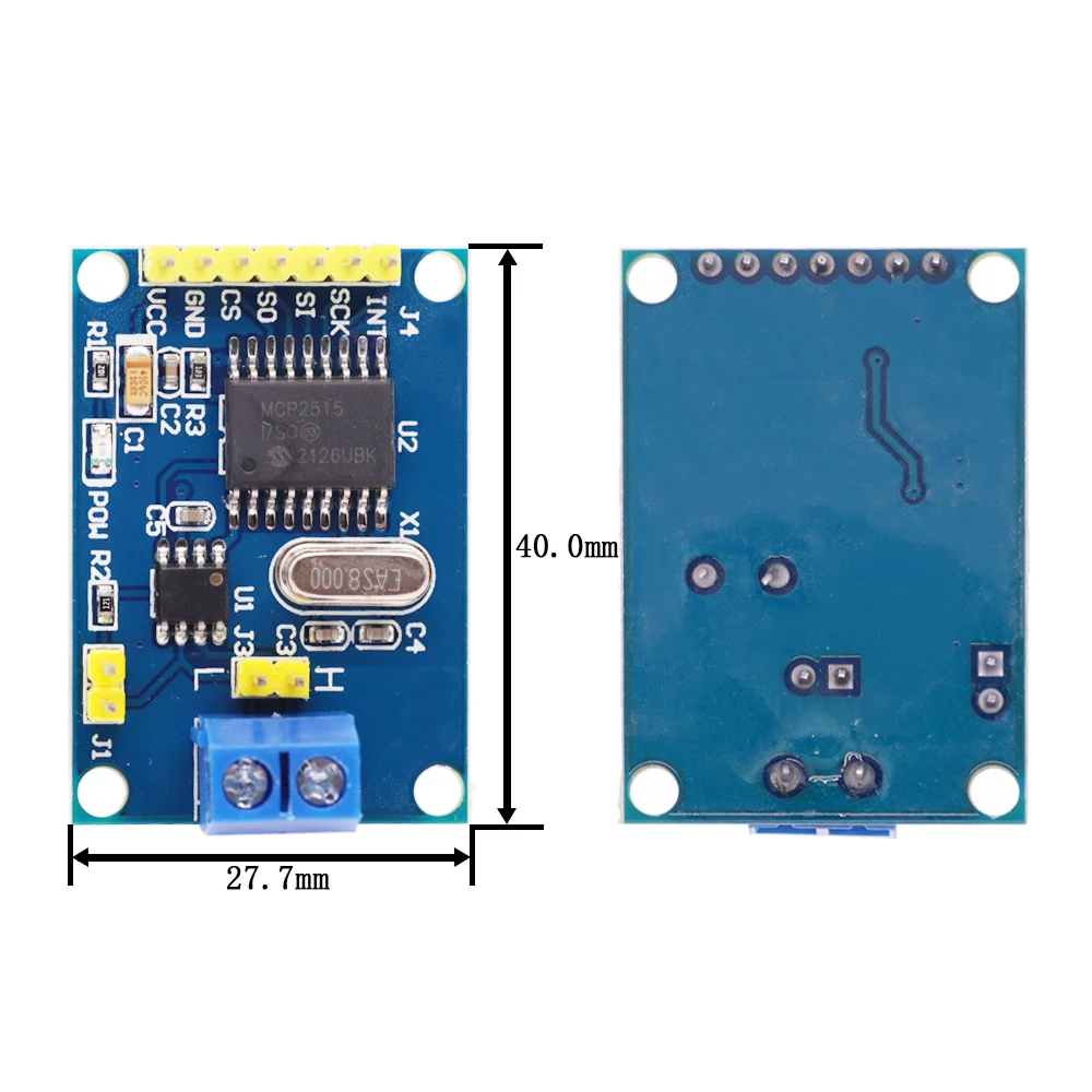 MCP2515 KÖNNEN Bus Modul TJA1050 Empfänger SPI Für 51 Arduino Diy Kit – Bild 6