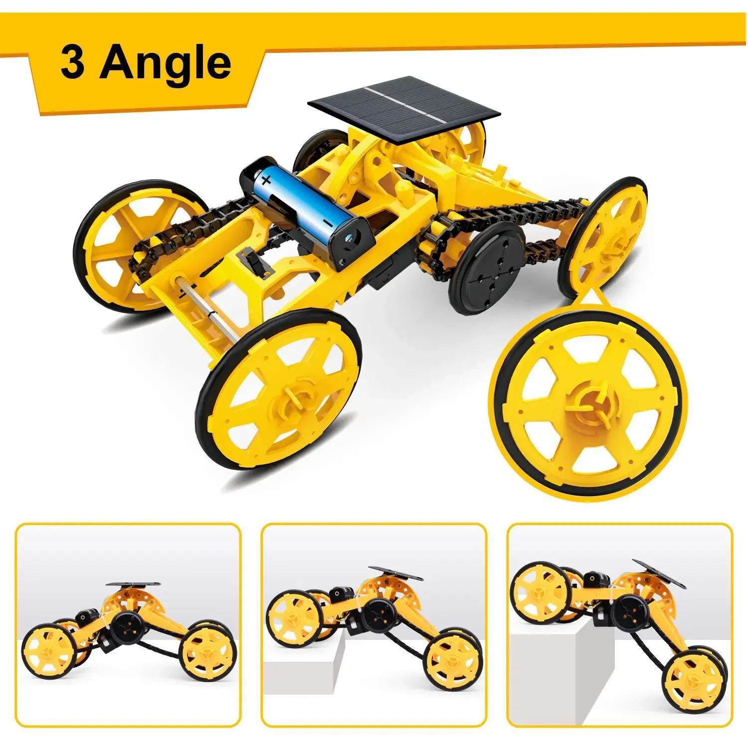 Solar Spielzeug Neuartige Kinder Spielzeug Montieren Kit DIY Robotic – Bild 4